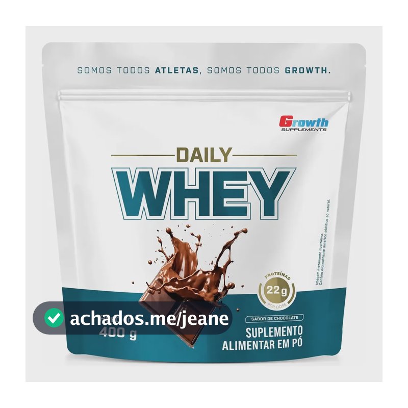 Daily Whey Protein 400g Growth Supplements Chocolate