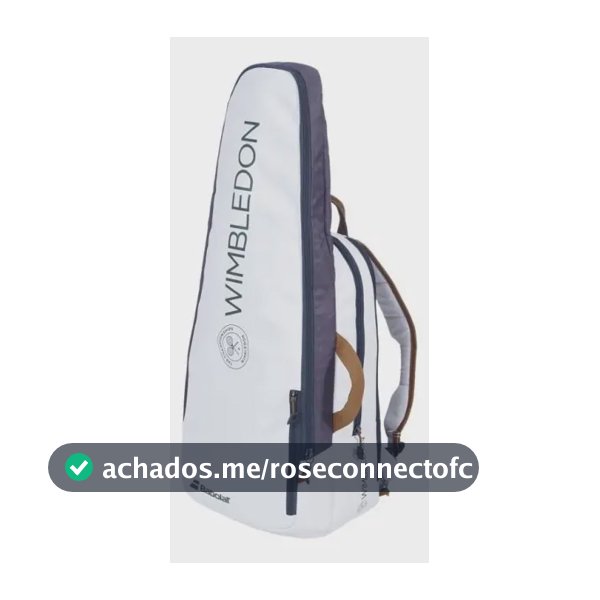 Mochila Raqueteira Babolat Backpack Pure Wimbledon Branco