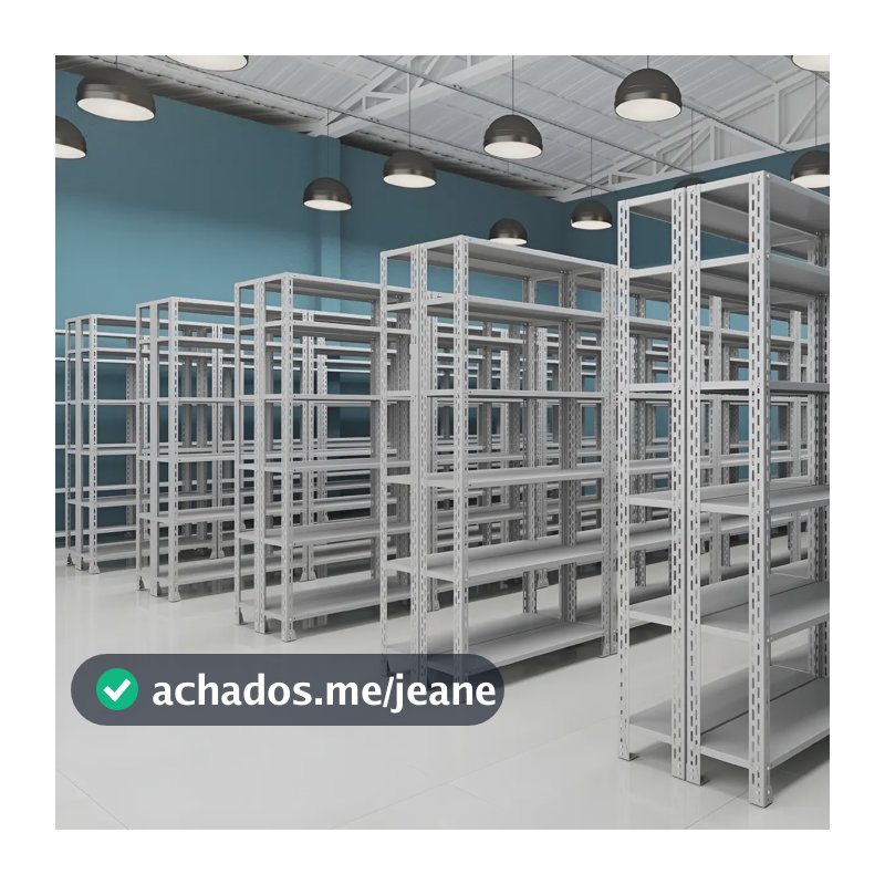 Prateleira De Aço Para Organizar Estoque/almoxari- Até 180kg