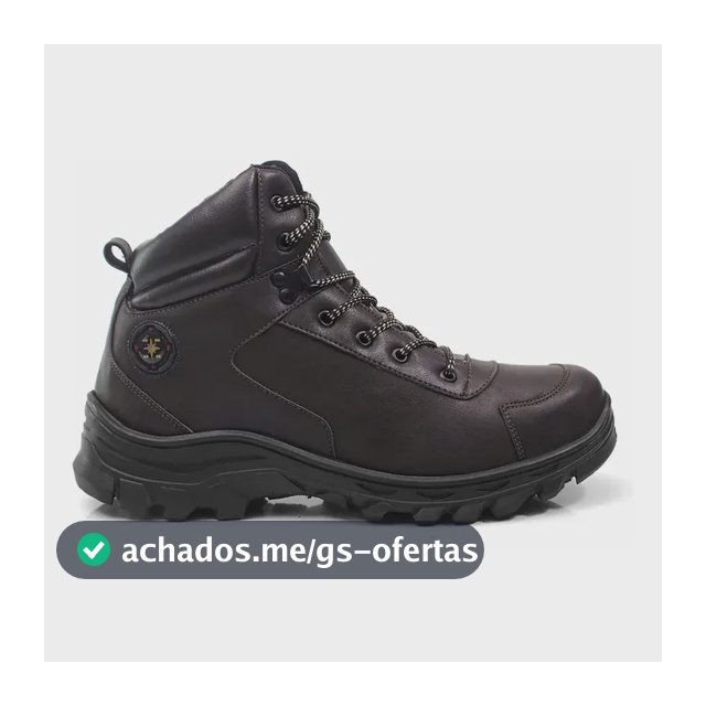 Bota Coturno Masculina Adventure Engenheiro Macia Segurança