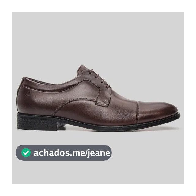 Sapato Masculino Casual Estilo Derby Confortável Clássico