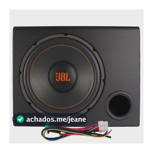 Caixa Jbl Ativa Sub 12 Pol 350wrms Amplificada Som Carro 12v Cor Preta