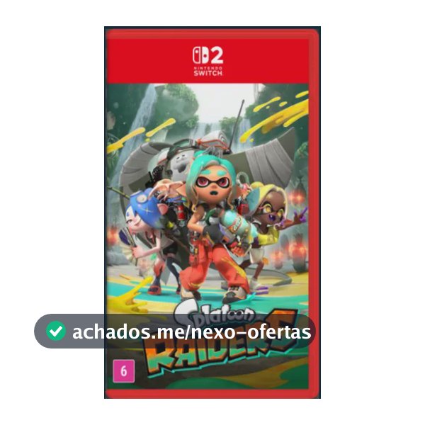 Splatoon Raiders Switch 2 Br Midia Fisica