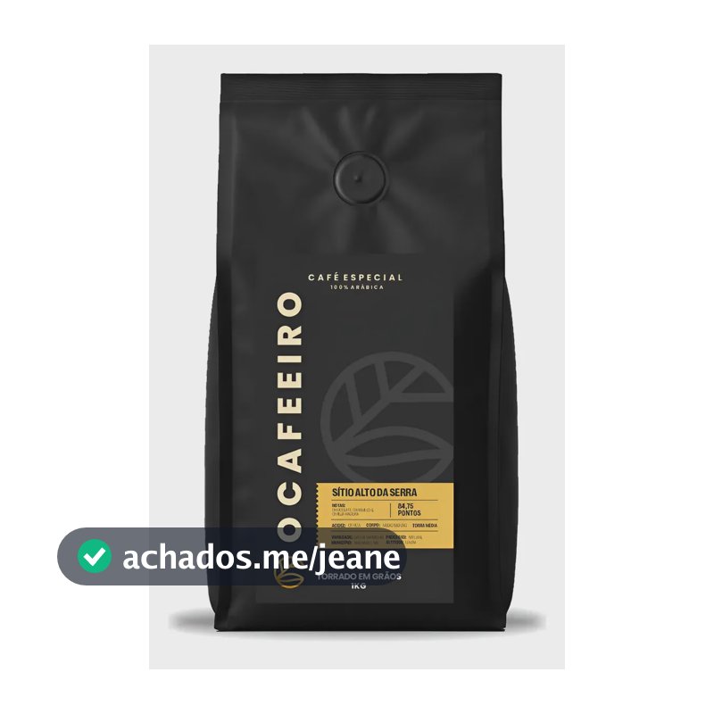 Café Especial Torrado Grãos 84 Pts Cafeeiro Alto Serra 1kg