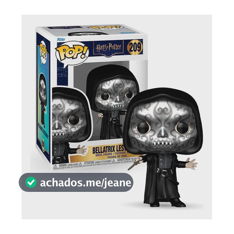 Boneco Funko Pop! Harry Potter Comensais Bellatrix Lestrange