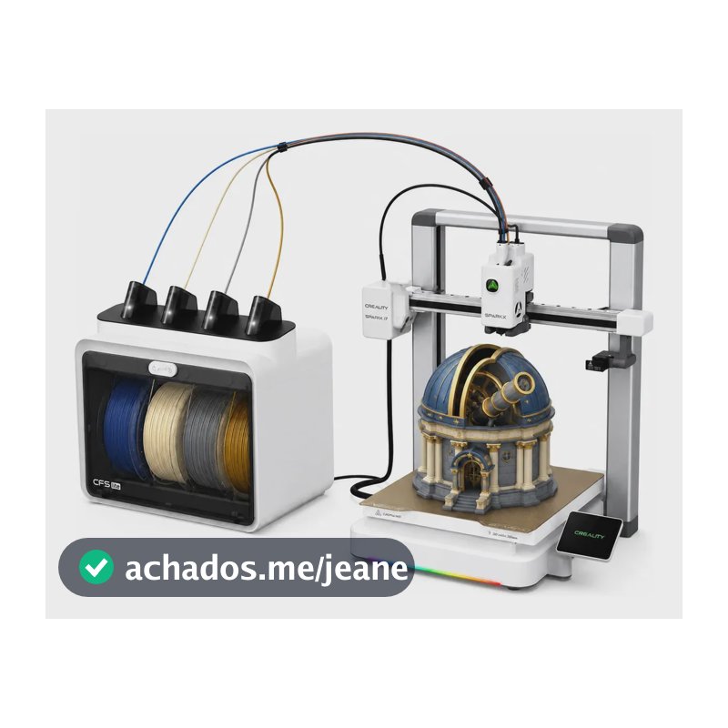 Impressora 3d Creality Sparkx I7 Combo 95% Pré-montada Branco