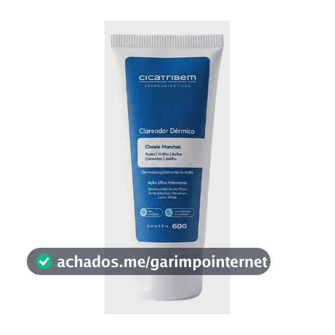 Creme Clareador para Axilas Virilha 60g