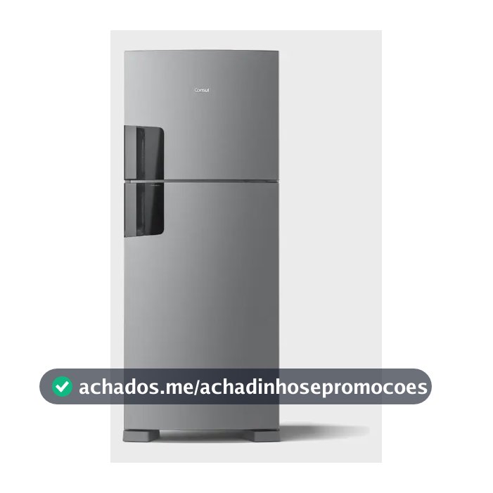 Geladeira Consul Frost Free 412 Litros Duplex Inox - CRM50MK