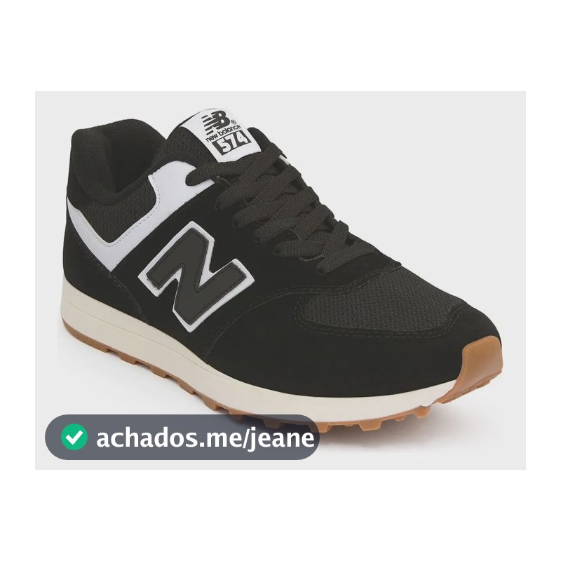 Tênis New Balance Academia Corrida Oferta Macio Treino New Balance Preto Branco 41 Br