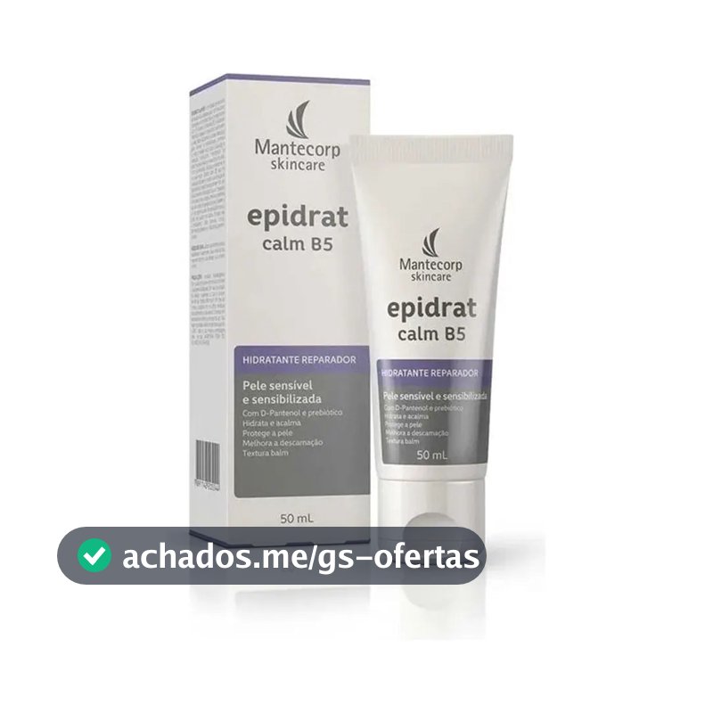 Hidratante Facial Epidrat Calm B5 Para Pele Sensível 50ml Mantecorp