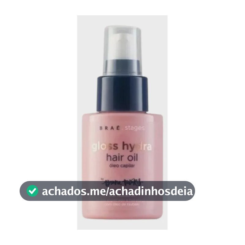 Braé Stages By Bruna Tavares Óleo De Hidratação Brilho 60ml