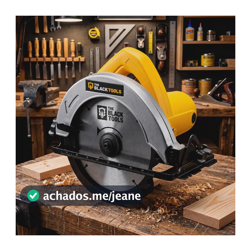 Serra Circular 5.600rpm 1100w 220v Empunhadura Anatômica Tbt Amarelo 220v 50/60 Hz