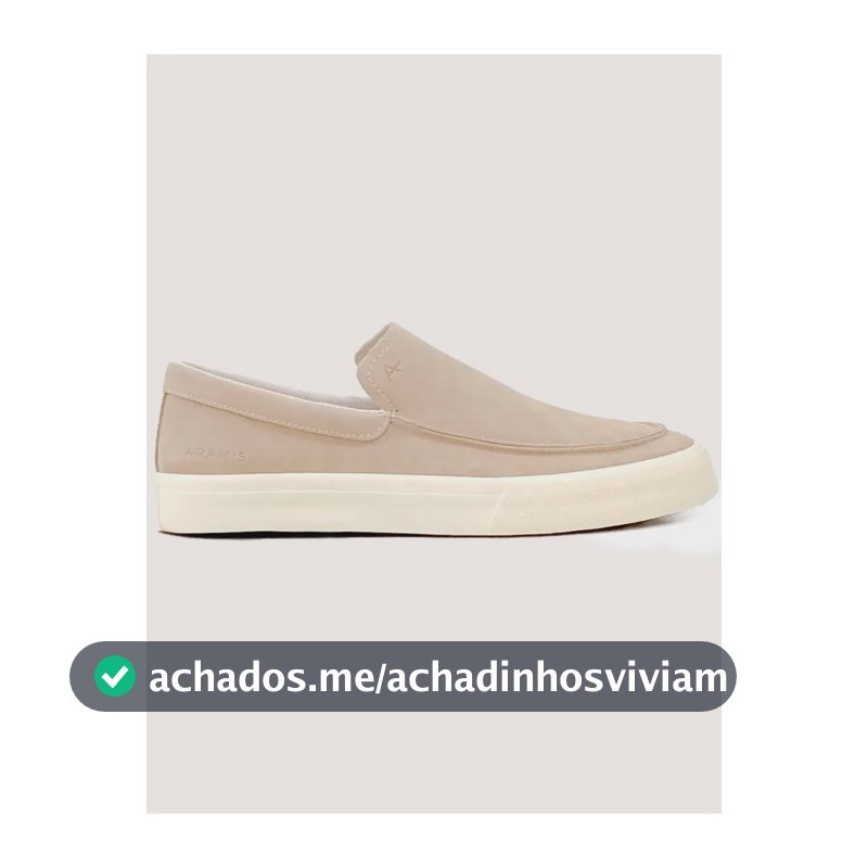 Sapatênis Aramis Easy Drive Slip On Camurça Confortável Branco 38 Br