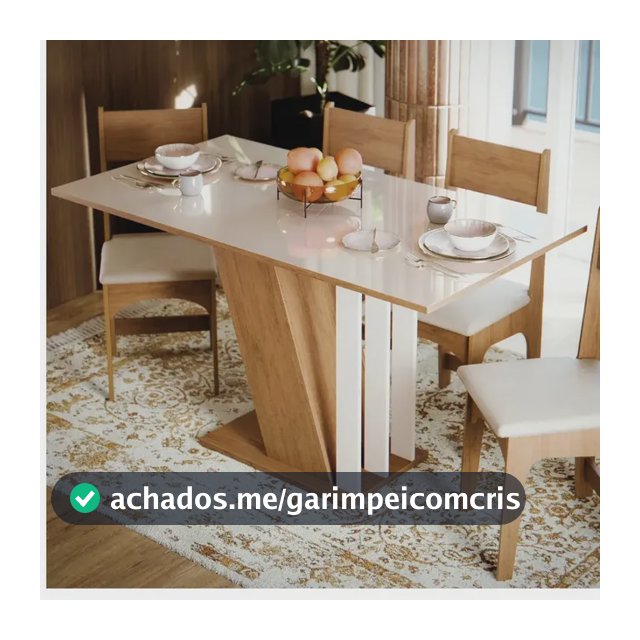 Mesa De Jantar Com 4 Cadeiras Estofadas Com Tampo Em MDF Semelhante Vidro Para Cozinha Cor Mel Off Emilly