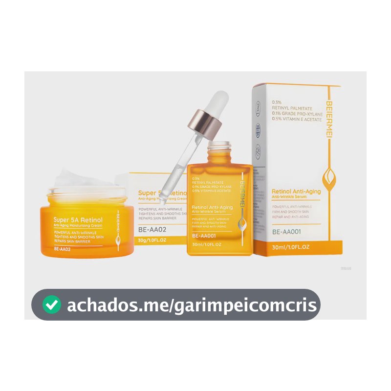 Kit Beiermei Pele Madura - Retinol Sérum + Creme 30ml Cada