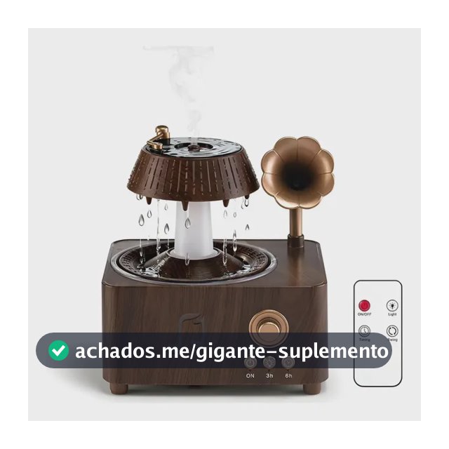 Difusor De Discos Vintage 4 Em 1, Vintage Multifuncional