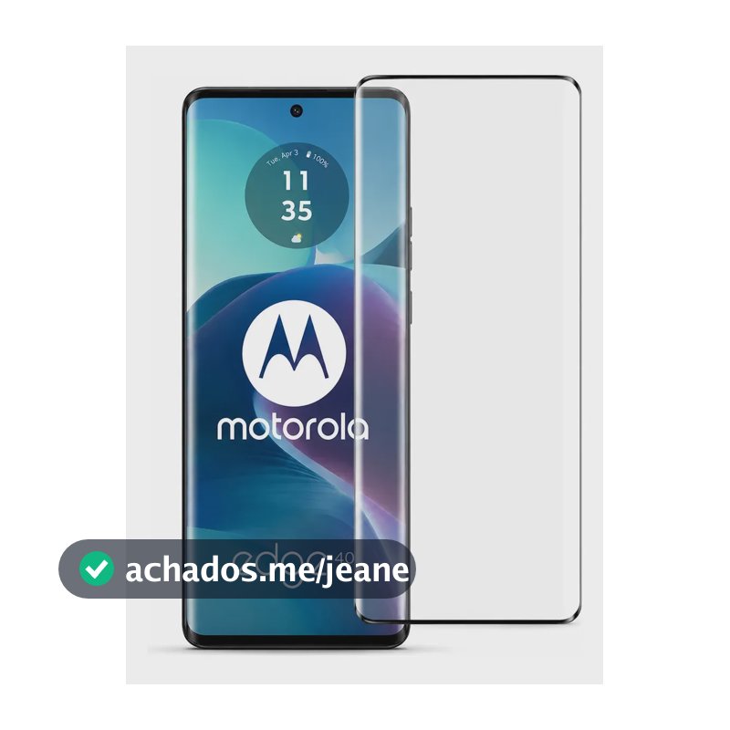 Pelicula De Vidro 3d Para Moto Edge 40 / Edge 40 Neo