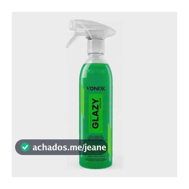Glazy Anti Fog Vonixx 500ml Spray Antiembaçante Vidros Auto