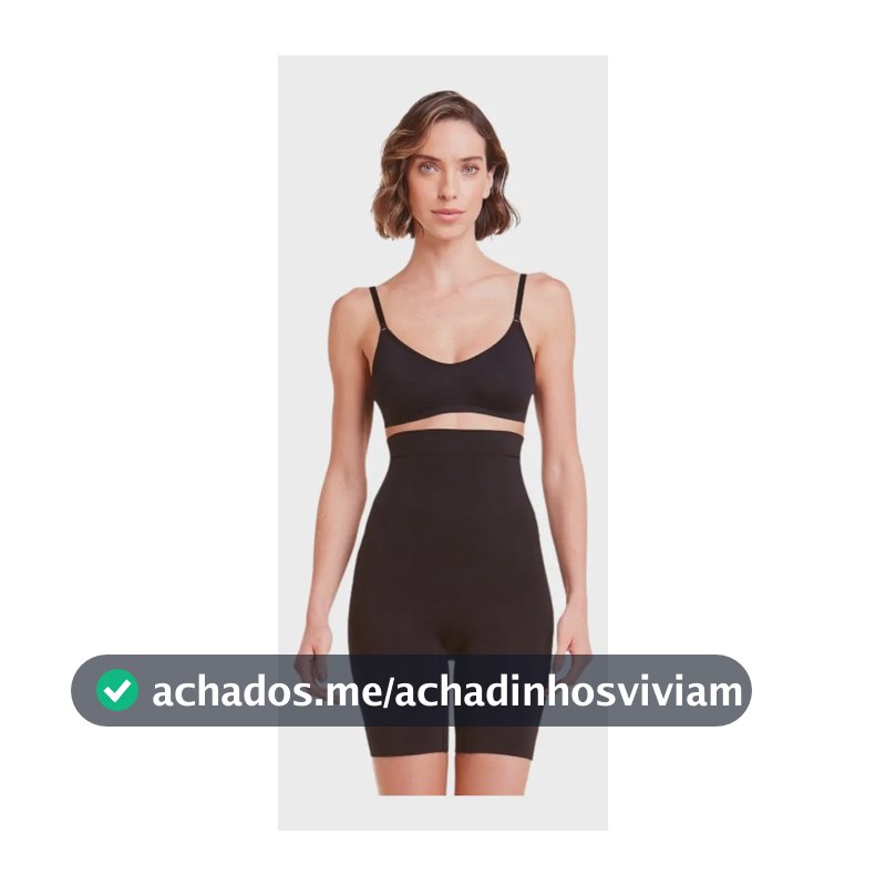 Bermuda Modeladora Plié Alta Compressão Cinta Modeladora Cor Preto Tamanho G2
