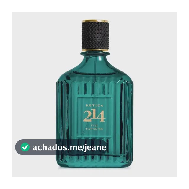 Botica 214 Fiji Paradise Fougère Especiado Eau De Parfum 90ml Perfume Masculino