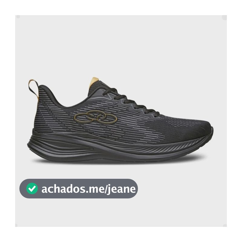 Tênis Olympikus Marte Masculino Corrida Confortável Pt/drd Tênis Olympikus Masculino 41 Br