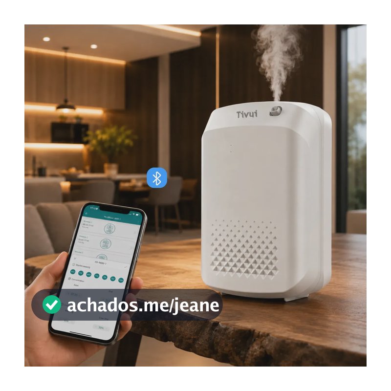 Aromatizador Profissional Cobertura 3000 Sq Ft Máquina Difusor Oleo Essencial Eletrico Controle Remoto Bluetooth Cobertura Para Hotel Loja Academia Capacidade 400mL 127/220V Bivolt