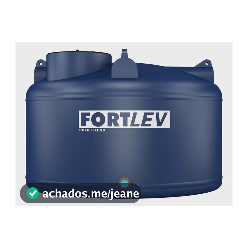 Tanque de água Fortlev Fortplus vertical polietileno 5000L azul