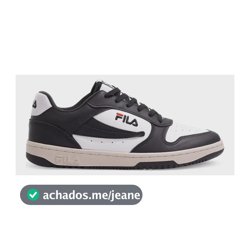 Tênis Fila Fx-33 Low Masculino Branco/preto 42
