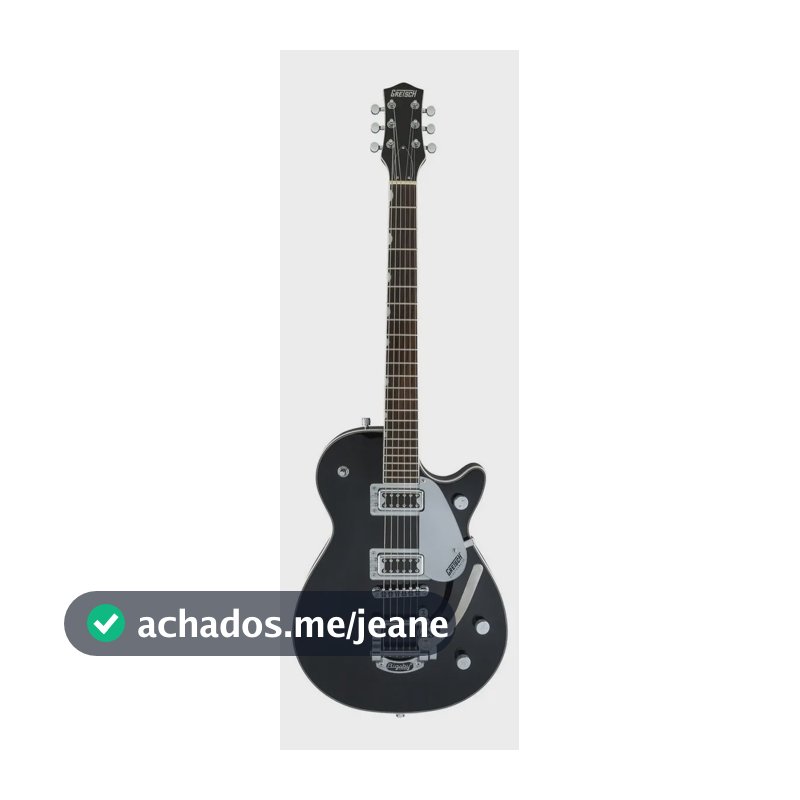 Guitarra Elétrica Gretsch Electromatic G5230T Jet Mogno Preta Brilhante