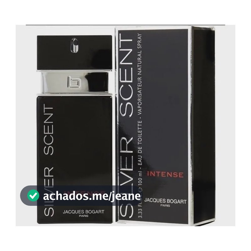 Silver Scent Intense Jacques Bogart Perfume Masculino 100ml Volume da unidade 100 mL