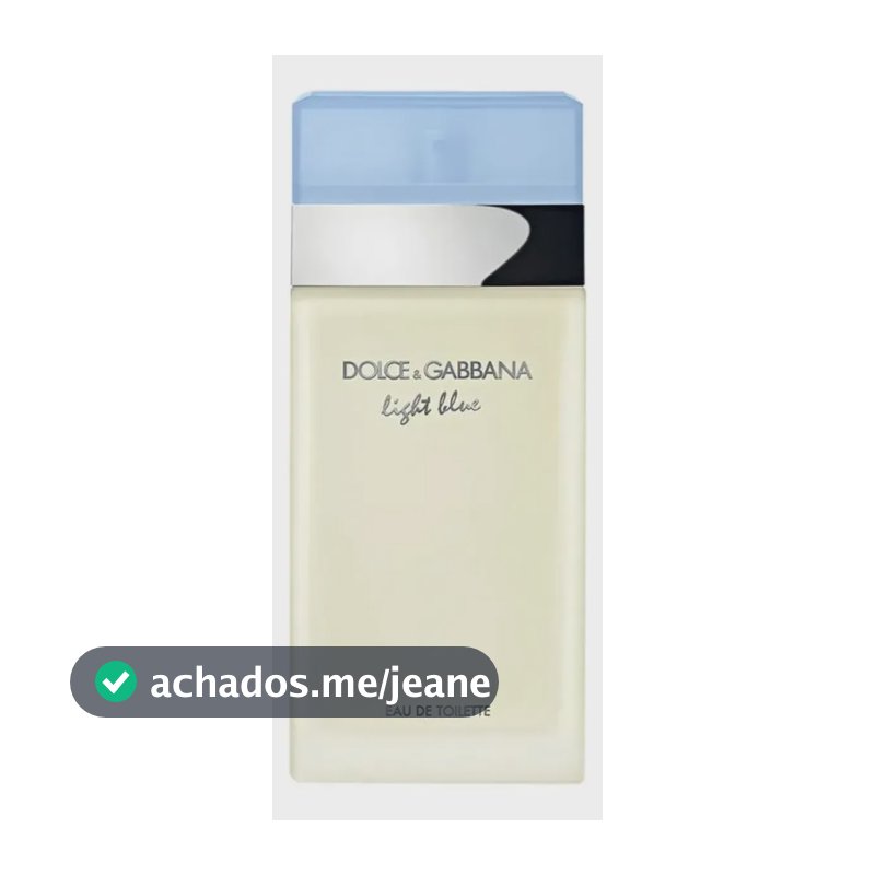 Dolce Gabbana Light Blue Feminino Eau De Toilette 100ml