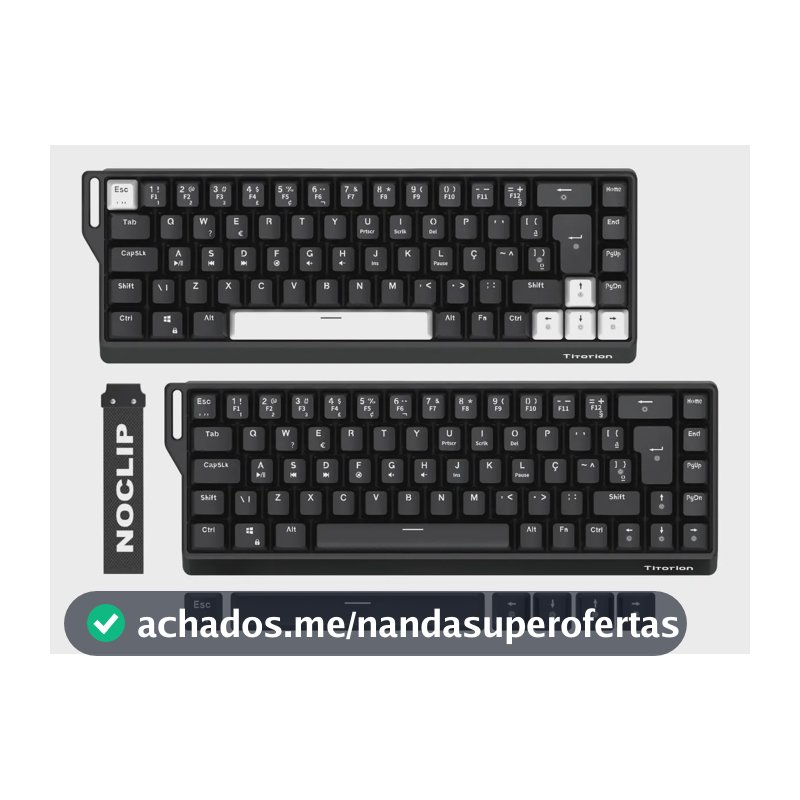Teclado Magnético Gamer 60% 8000hz Rt0,01 | Switch Huano Preto Português Brasil