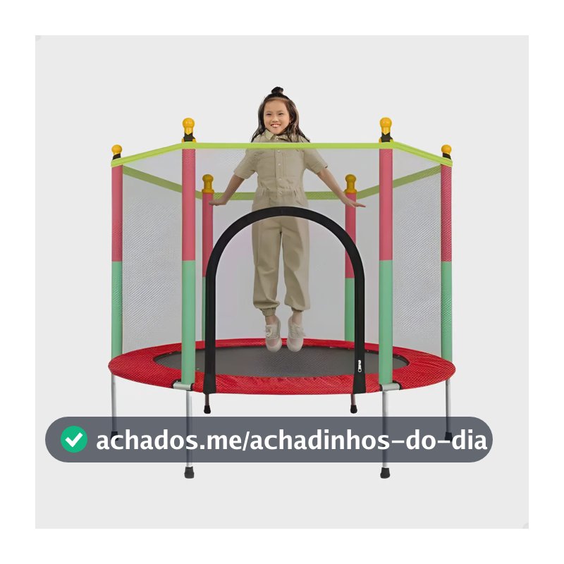 Cama Elástica Pula Pula Infantil Trampolim 1,4 Metros Atentu