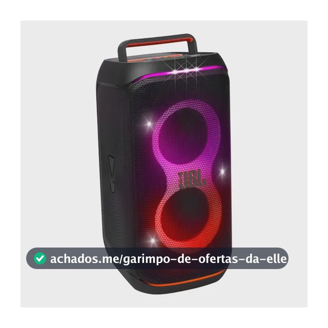 Caixa De Som Jbl Partybox Club 120 Bluetooth 160w Cor Preto