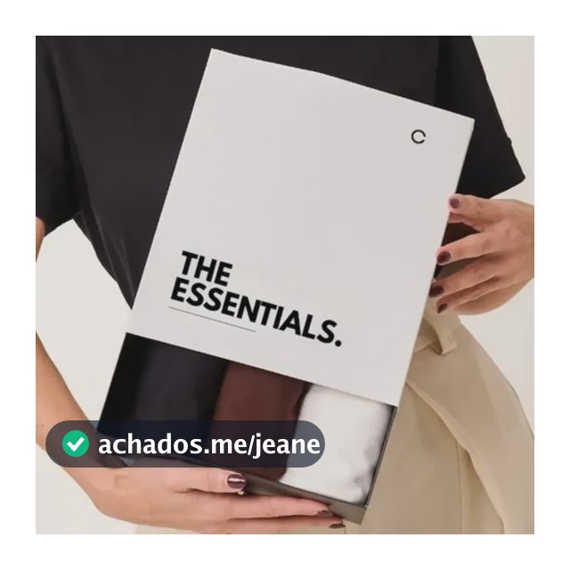 Kit 3 T-shirts Oversized Classic Algodão Cléa Store