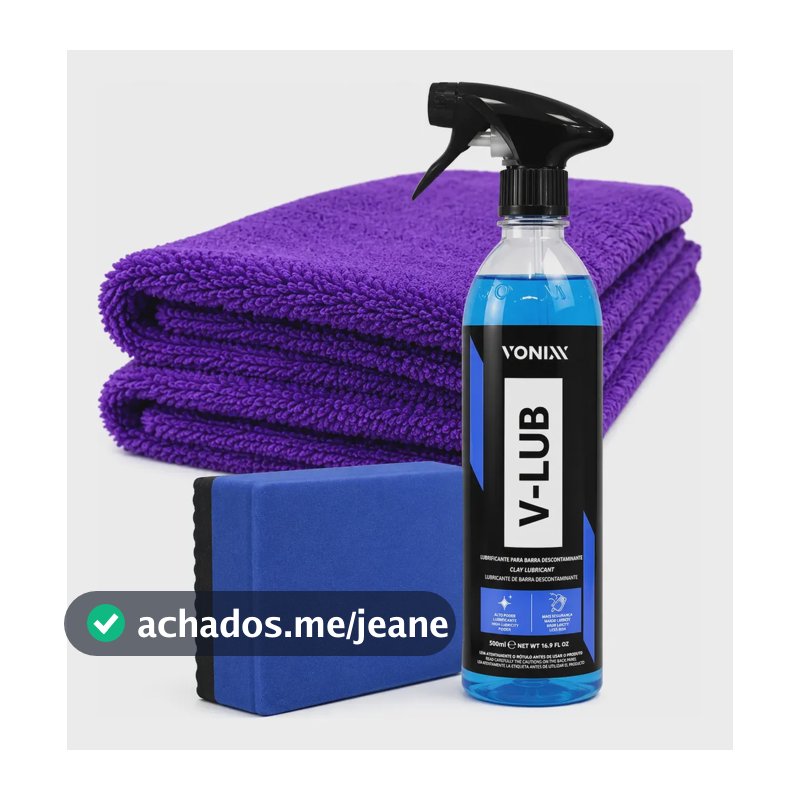 Taco Clay Bar Vonixx Pad Descontaminante Pintura V-lub Pano