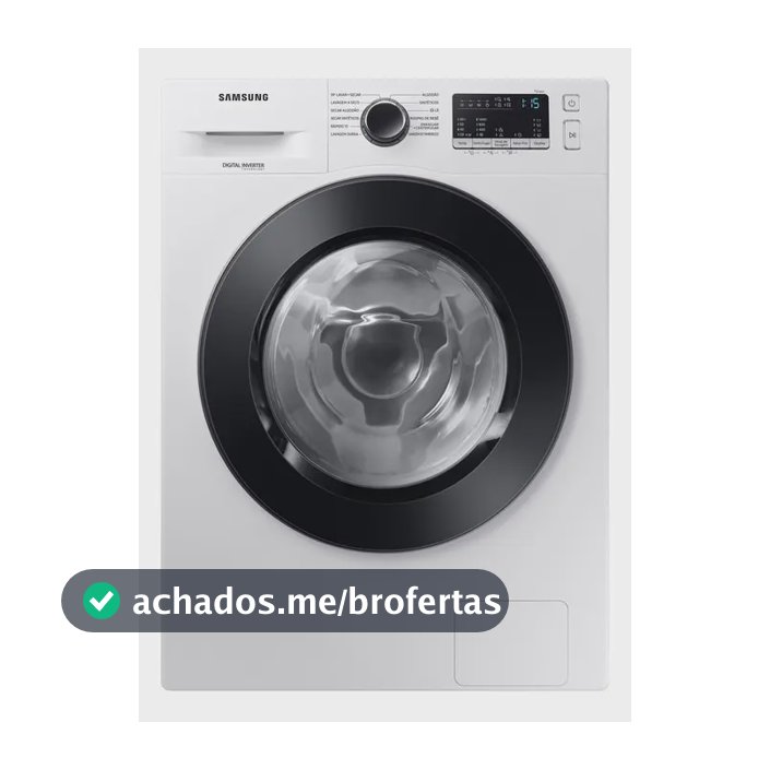 Lava E Seca Samsung Wd11m Com Digital Inverter Branca 11kg Cor Branco