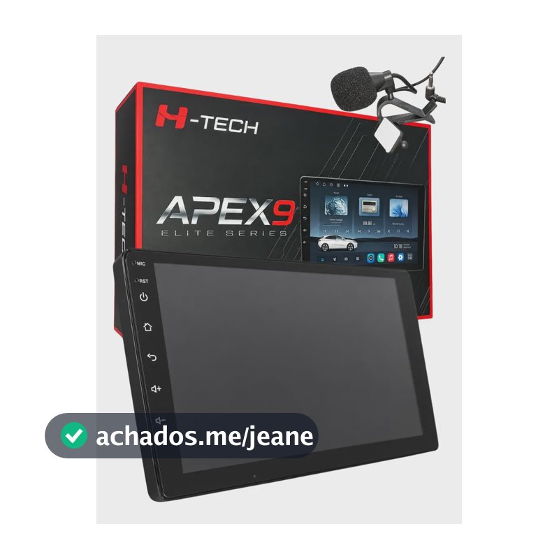 Multimídia Mp5 9  Apex9 Elite Series Octa-core Qled Bt Htech Preto
