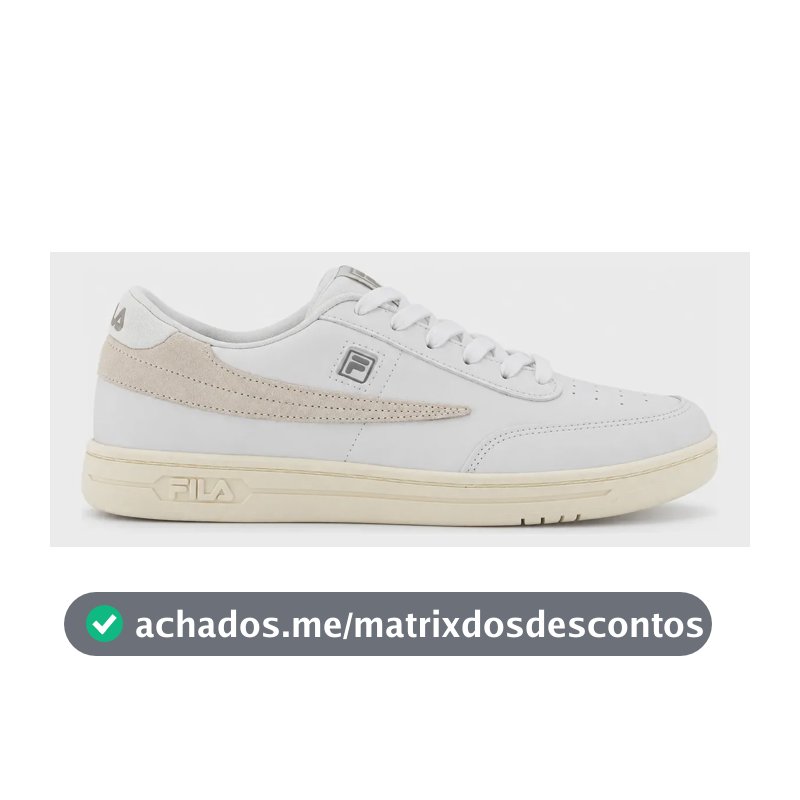 Tênis Fila Feminino 88 Sports Casual Branco Cinza Conforto Branco 37 Br