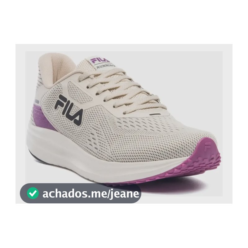 Tenis Feminino Fila Original Fastness Academia Presente Novo Bege 37,0 Br