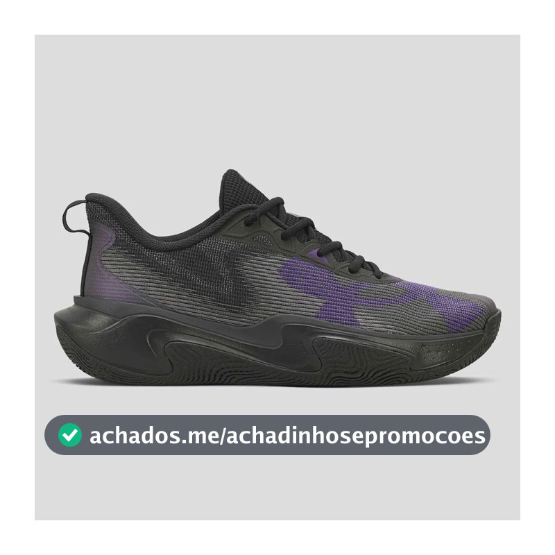 Tênis Masculino Layup Under Armour Preto Liso 38 Br