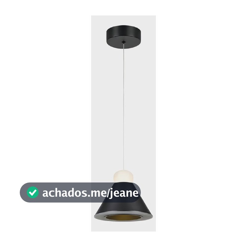 Pendente Led Cone Para Balcão Mesa Bancada Área Gourmet