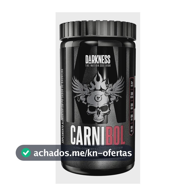 Suplemento Proteico De Carne Carnibol 900g Darkness Baunilha