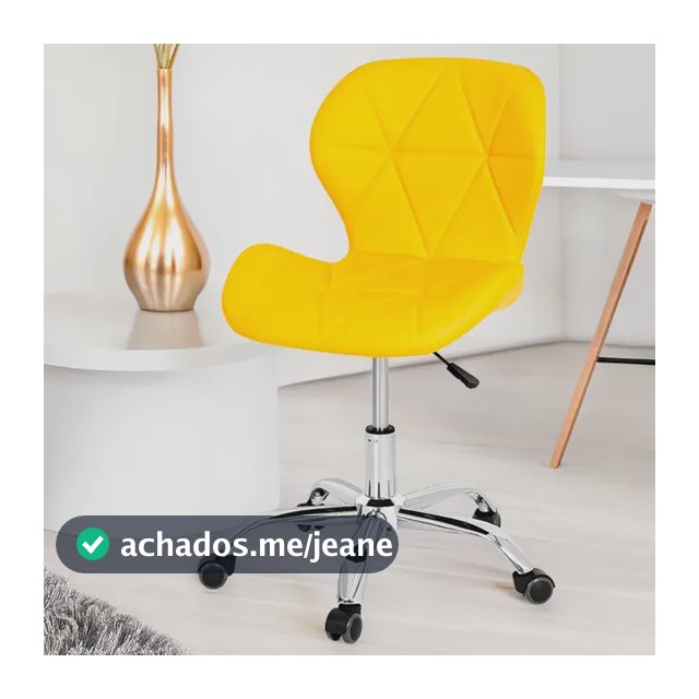 Cadeira De Escritório Base Giratória Office Slim Vegas