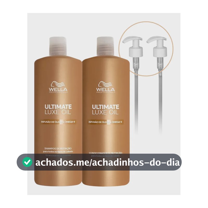 Kit Wella Professionals Ultimate Luxe Oil-nutrição E Maciez