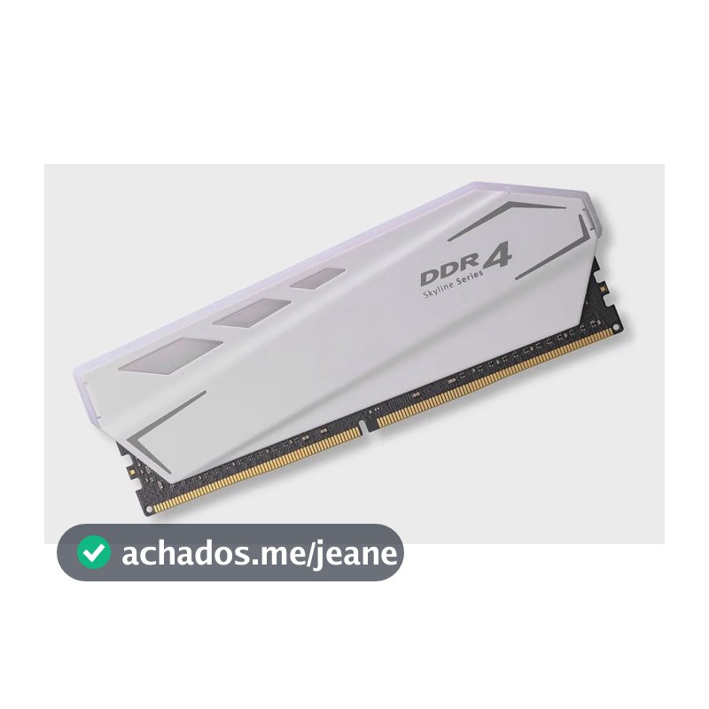 Memória Ram Twoingames Ddr4 Rgb Cor Branca 16gb 3200mhz
