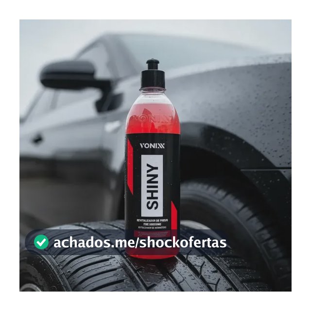 Shiny Revitalizador Pneu Pretinho Longa Duração Vonixx 500ml