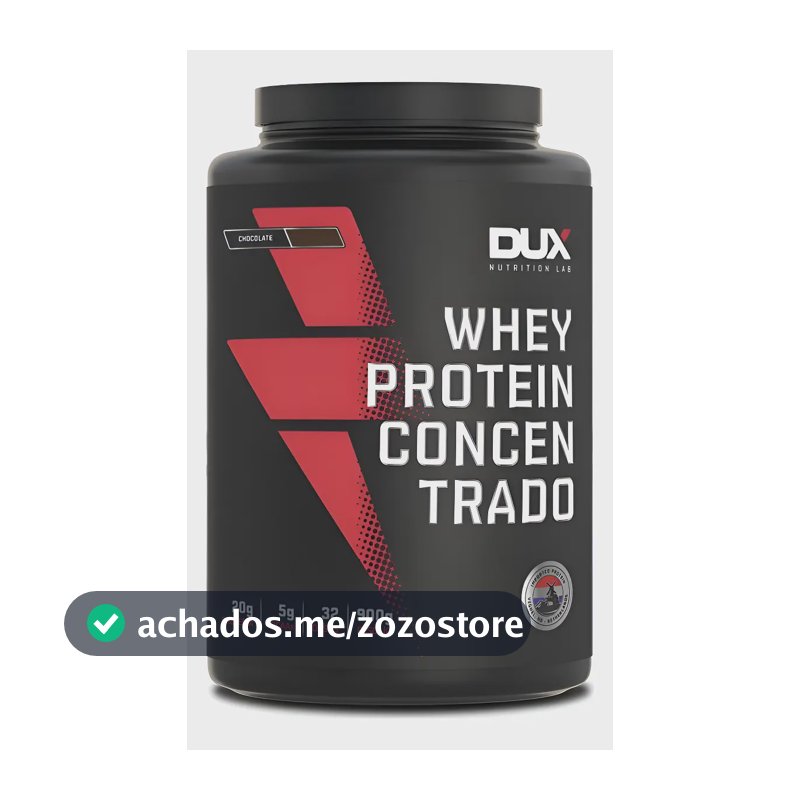 Whey Protein Pote 900g Dux Nutrition Sabor Chocolate Chocolate