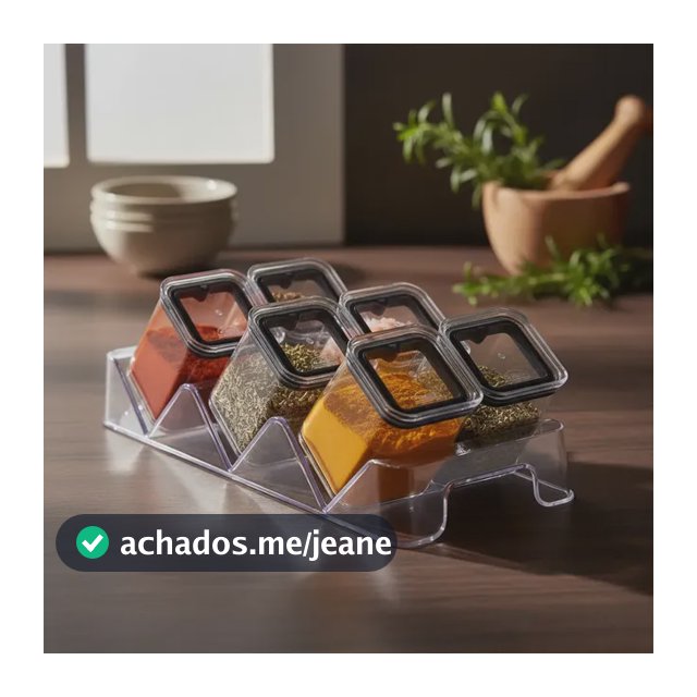 Porta Temperos Condimentos Organizador De Gaveta Hermético