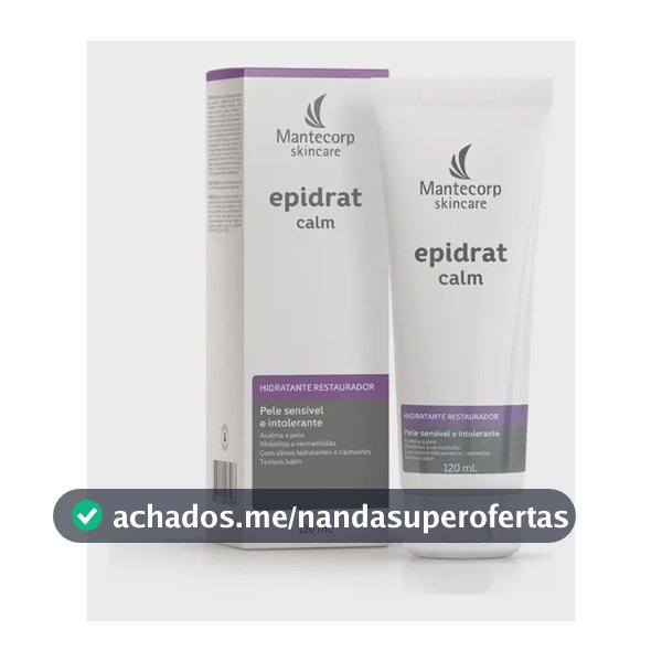 Hidratante Facial Epidrat Calm 120ml Mantecorp Skincare Todo Tipo De Pele Dia/noite